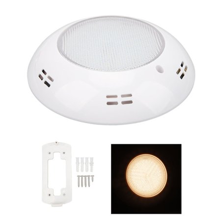 LED Bassenglys 18W IP68 Vanntett ABS PC for Svømmebasseng Akvarium Varmt Lys