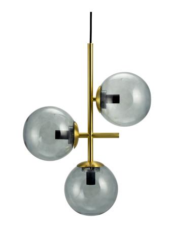 Como Pendel Røyk/ Messing Home Lighting Lamps Ceiling Lamps Pendant Lamps Gull Dyberg Larsen