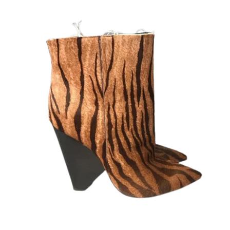 Saint Laurent Vintage Pre-owned Læder Støvler Brun, Dame, Størrelse: 37 EU