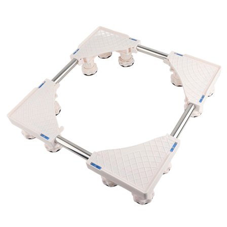 12 Fot Tvättmaskin Bas Stativ Hållare Rack Stark Förvaring för Automatisk Tvättmaskin