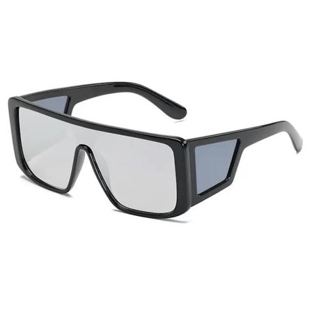 Unique black sunglasses with 4 glasses of UV400