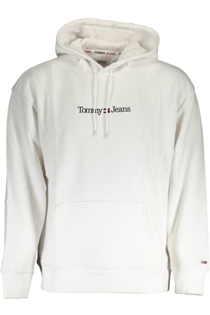 Tommy Hilfiger Felpa Con Zip Uomo Bianco