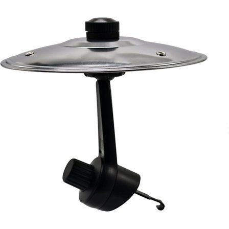 Bil Cymbal Luftventil Mini Tromme Crash Cymbal For Bilventil (Sølv)