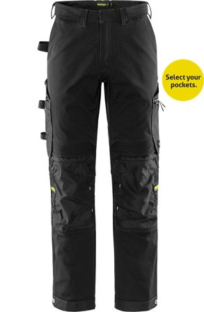 Fristads Herr Flex hantverkarbyxa stretch 2800 GSTT, Svart