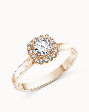 Rosettring Grace 18K Rose Gull - Forlovelsesringer & Gifteringer hos Vanbruun