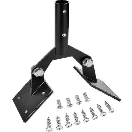 Aluminium Vejrhane Tagmontering, Have Vejrhane Stål Tagmontering Med Hardware, Justerbar Vejrfløj Montering Til Tage, Sort