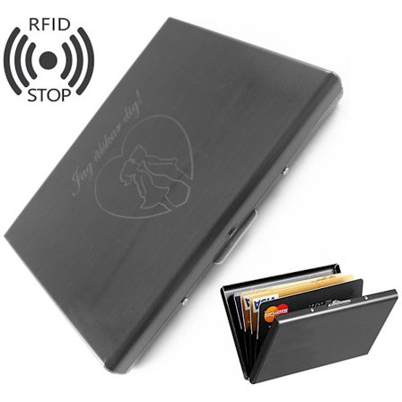 Alla hjärtans dag ! Exklusiv Korthållare med gravyr