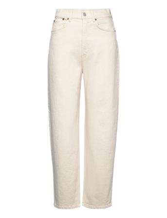 Fredrika Denim Rette Jeans Creme House Of Dagmar*Betinget Tilbud