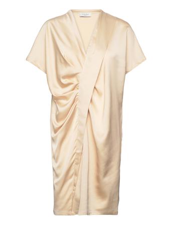 Ella Dress Dresses Cocktail Dresses Creme NORR*Betinget Tilbud