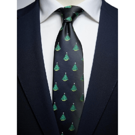 John Henric Christmas Tree Tie Kostymtillbehör Herr Blå 7,5