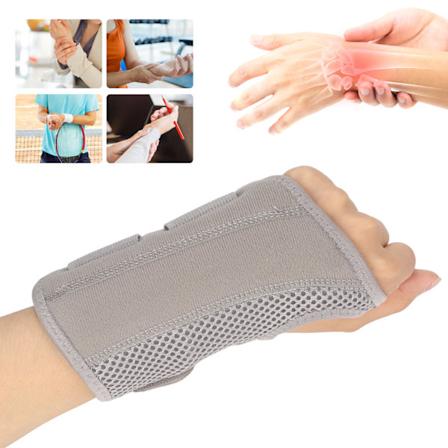 Håndleddsstøtte med borrelås, pustende og komfortabel, for håndleddsforstuing, L XL Venstre hånd