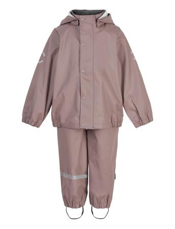 Pu Rain No Susp. Recycled Outerwear Rainwear Rainwear Sets Rosa Mikk-Line