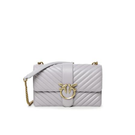Pinko, Cross Body Bags Grijs, Dames, Maat:ONE Size