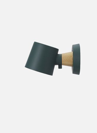 Rise vegglampe u/ledning - petrol