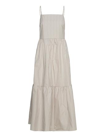 Kiona Dress Beige Maxiklänning Festklänning Beige Twist & Tango
