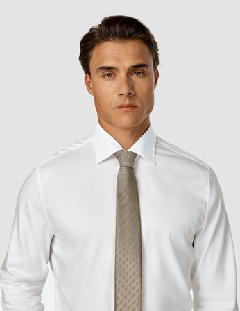 Shaping New Tomorrow - Classic Tie - Stone Brown - Male - Size One Size