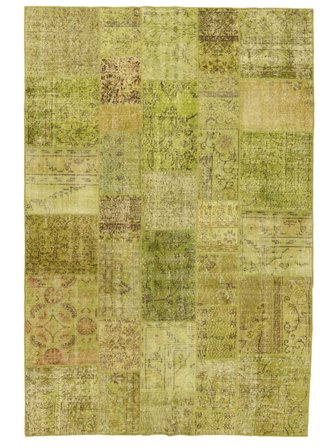 Vintage Organické Patchwork Koberec 200X300 Vlna