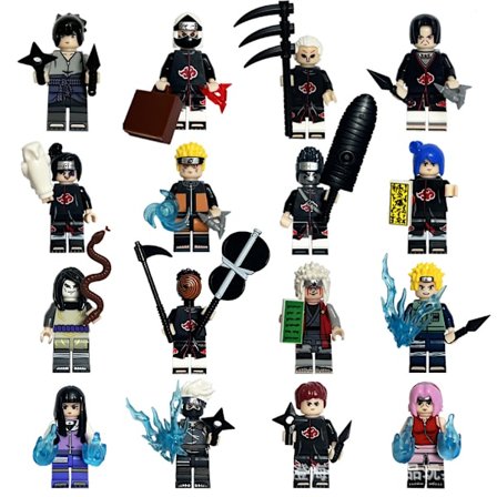 16 delar Shadow-serie minifigurbyggstenar lämpliga för barn att montera leksaksbyggstenar WJ1117