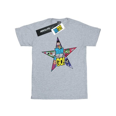 DC Comics Boys Teen Titans Go Star Logo T-Shirt 7-8 år Sport