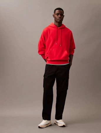 Calvin Klein Jeans Cotton Pull On Straight Cargo Pa - Black - XL