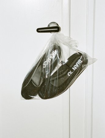 Bianco Bialilja Mesh Ballerina - Black - 40