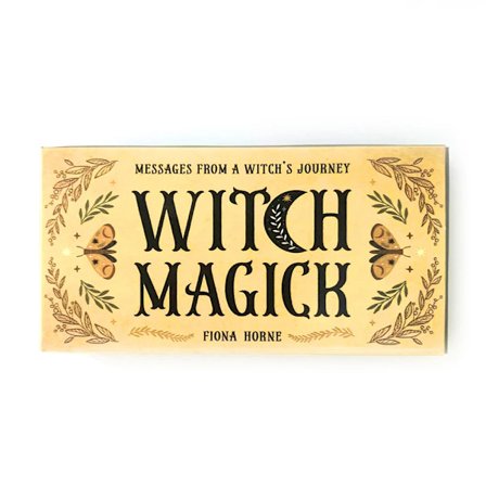 Witch Magick Oracle Deck 40 stk. Inspirationskort med nøgleord Engelsk version Heksens skæbne spådom Tarotkort Selskabsspil