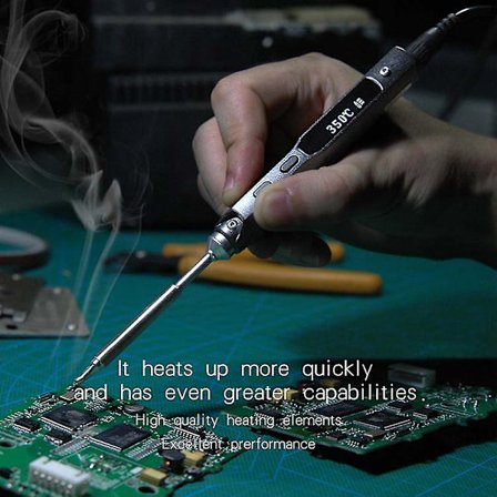 Mini Bærbar 65W TS100 Elektrisk Loddejern LCD