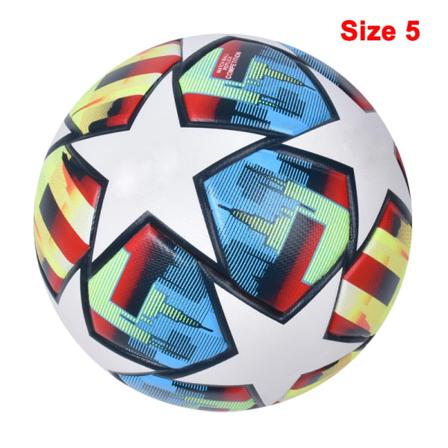 2022 Fotboll officiell storlek 5 storlek 4 Premier hög kvalitet sömlösa mål lag matchbollar fotboll träningsliga futbol topu C-Colorful Size 5