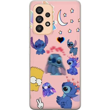 Samsung Galaxy A53 5G Genomskinligt Skal Stitch haha