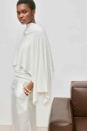 NA-KD Cape en tricot - - Crème - XL