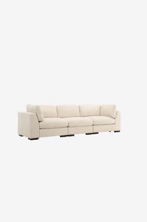 Venture Home - Salerno 3-seters sofa - Beige - 3-seters sofaer - Fra Homeroom