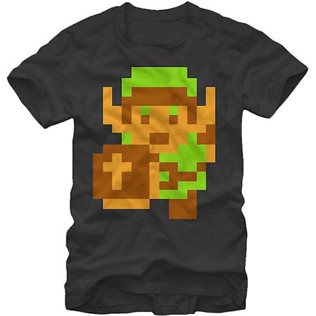 Länk Pixels Legend of Zelda T-shirt