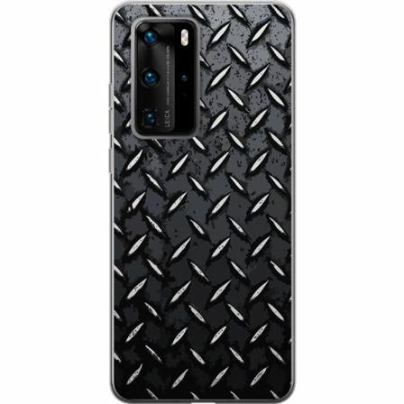 Huawei P40 Pro Genomskinligt Skal Metalliskt Mönster