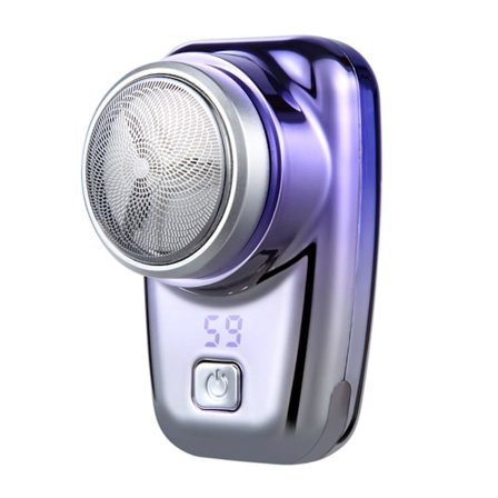 Elektrisk rakapparat för män Bärbar USB laddningsskäggtrimmer Digital Display Vattentät rakhyvel