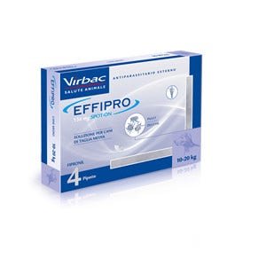 Effipro Spot-On Soluzione 4 Pipette 1,34ml 134mg Cani Da 10 a