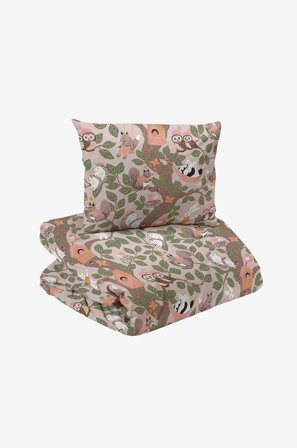 Redlunds - Skogsliv 2-d bädd - Beige - Sengesæt - 150X210 - Fra Homeroom