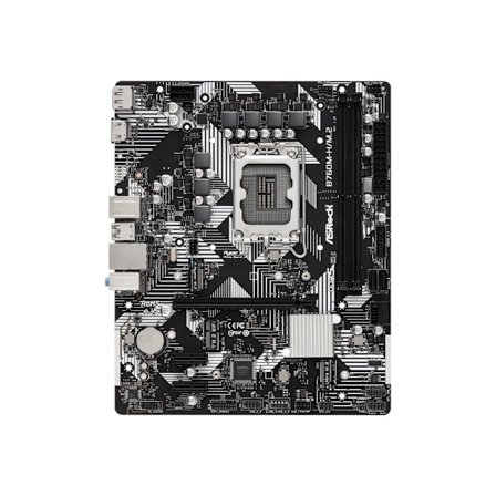 ASRock B760M-H/M.2 - moderkort - micro ATX - LGA1700-uttag - B760