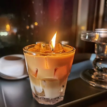 Kaffekopp duftlys - kreativ gaveeske, rik duft, perfekt valg for jul og høytider