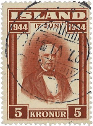 Island 1944 - AFA 236 - Stemplet