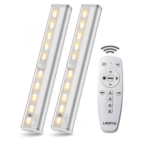 LED kjøkkenlampe under skap trådløs fjernkontroll LED spot selvklebende LED-lys for hele huset med magnetstripe/automatisk