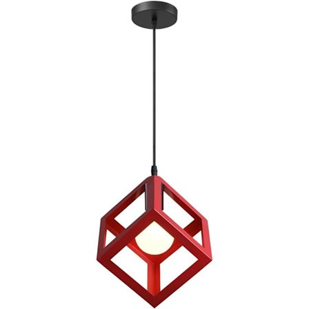 Pendellampe, Geometrisk Stil Metal Loftlampe E27 Loftlampe