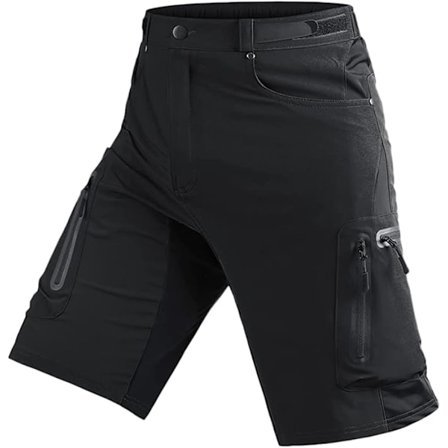 MTB bukser, cykelbukser til mænd, hurtigtørrende MTB shorts, mountainbike bukser til mænd, cykelshorts med justerbare velcrospænder