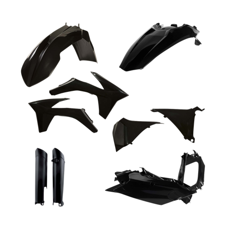 Kit Plastiche Completo Acerbis KTM Nero - KTM 200 EXC 2012-2013