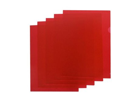 Aktmapp kraftig A4 0,18 röd - Lyreco - Kontorsmaterial - Mappar och plastfickor - Plastmappar och aktmappar