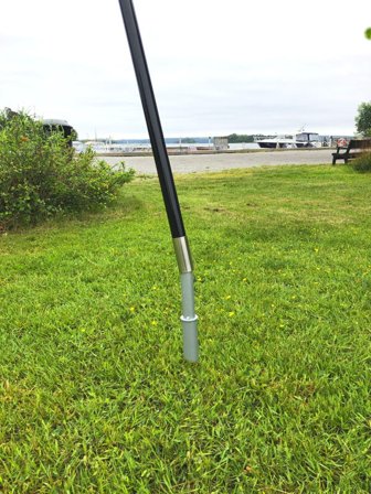 Roterende rørspyd til fugleskræmmer