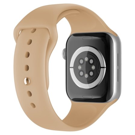Apple Watch 38/40/41/42 mm Silikon Armband (M/L) Valnöt