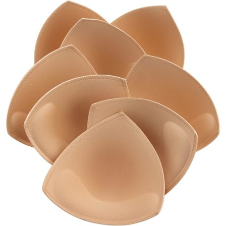 BH-kuddar Inlägg 4 par sydda kanter bröstvaddering