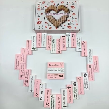 Block Tower Spil Paraktiviteter Idéer til dateaftener Valentinsdag Tumbling Tower Stablespil til par Aftenfest