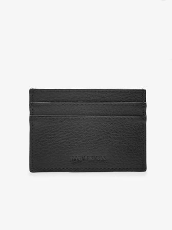 John Henric Men's Schwarzer Kartenetui Lauro Size Onesize