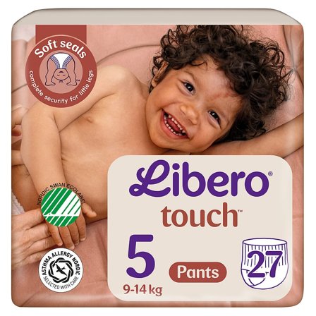 Libero Touch Bukseble Str. 5, 9-14 kg - 27 stk, Børn & Forældre, Bleer, Engangsbleer